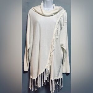New Direction Womens Size‎ Large Cream  Sweater Long Sleeves